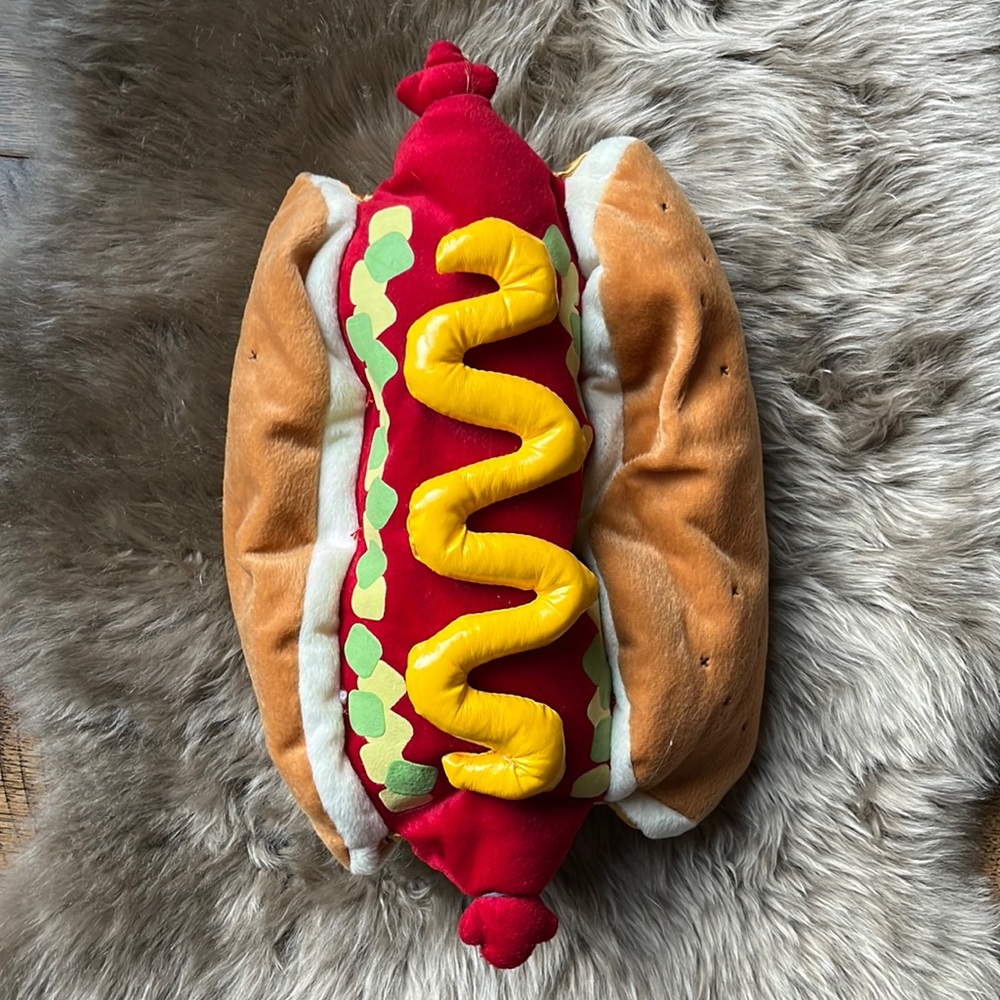 Hot dog Halloween dog costume